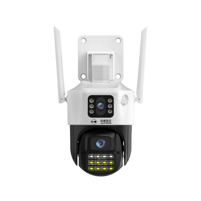 中维世纪双镜头高清摄像头360度手机远程无线监控器室外WIFI网线 双目T600+32G内存卡+电源线