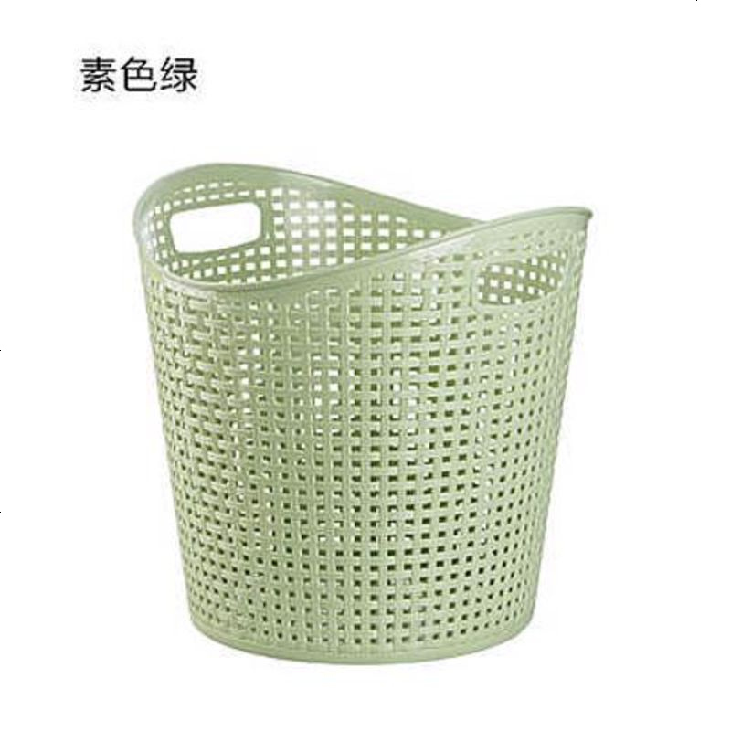 脏字篓装喽塑料脏衣篮大号洗衣篮脏收纳筐脏衣桶收衣服框家用 素色绿