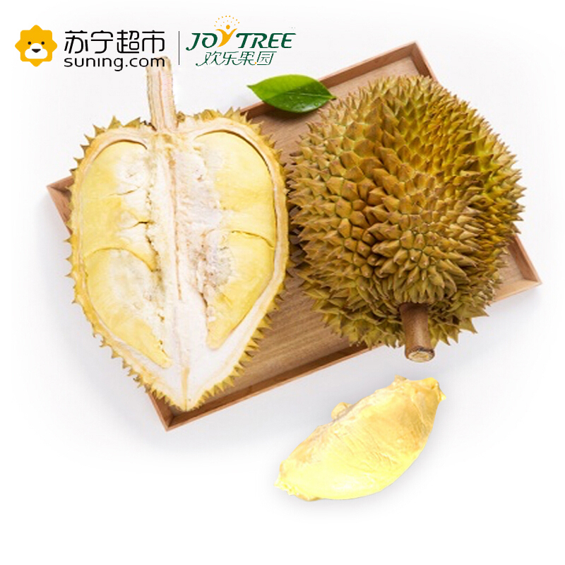 [苏宁生鲜]欢乐果园 泰国进口金枕头榴莲 约3.5kg/个 新鲜水果