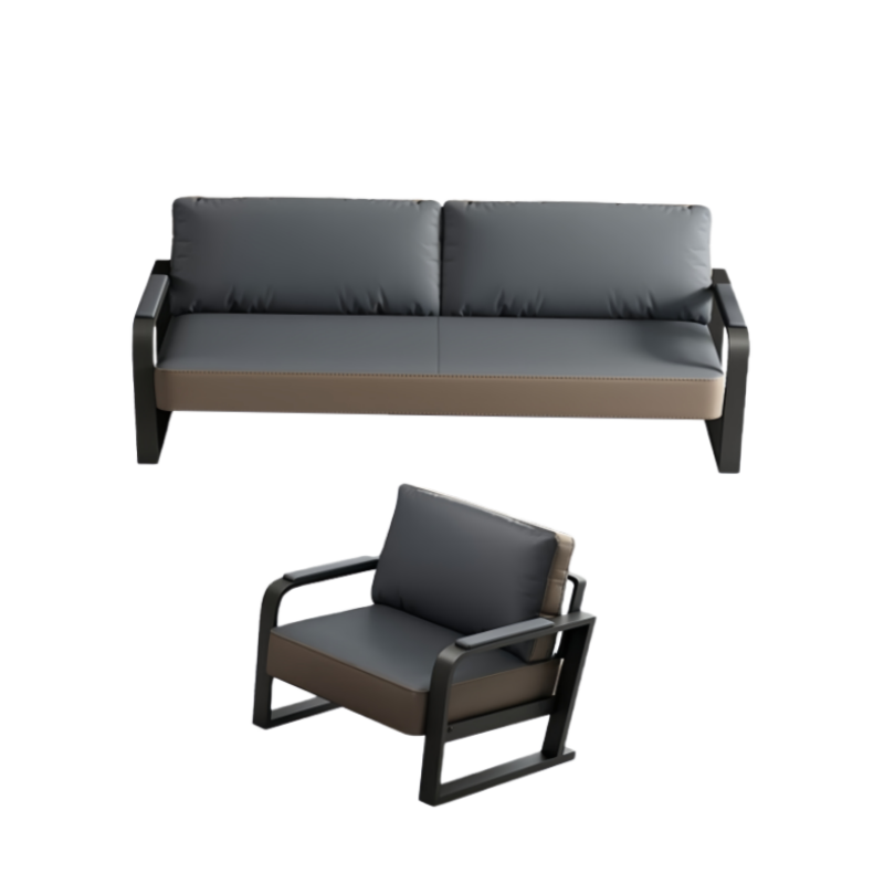 荺炬接待沙发1+3组高清大图