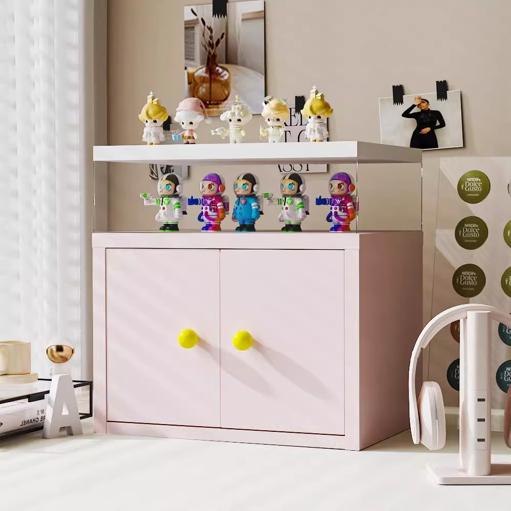 华力达 桌面小型密码柜学生宿舍零食收纳柜办公带锁保管箱家用儿童存钱罐高清大图