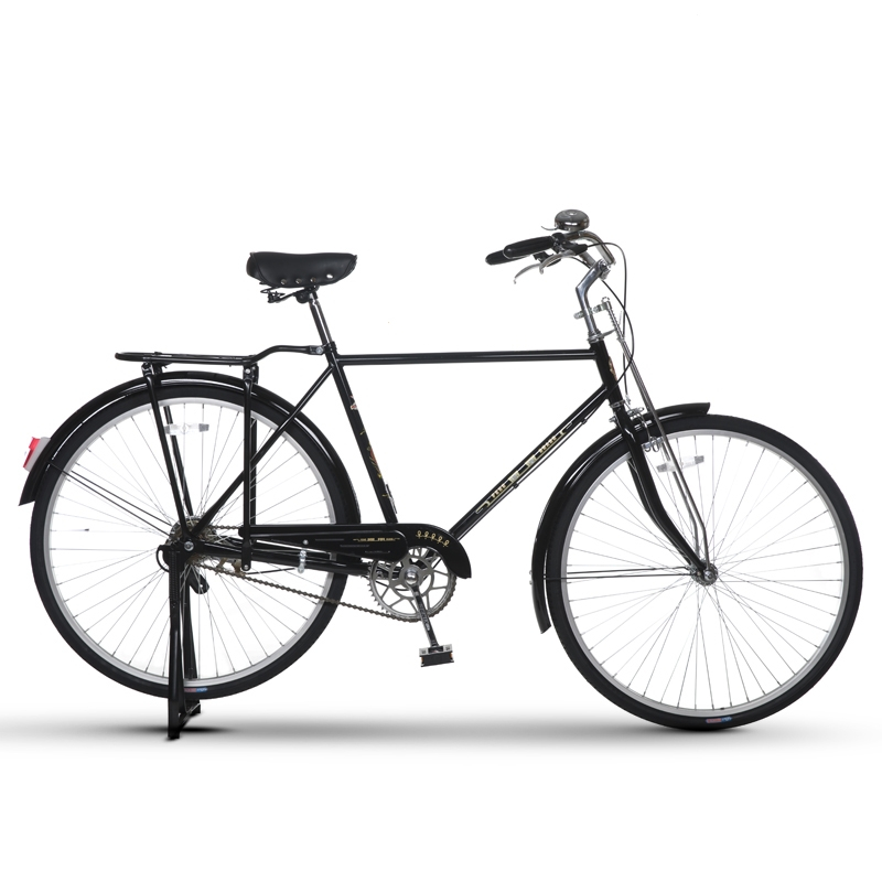 凤凰phoenhix老式自行车28寸男式通勤代步复古二八大杠杆闸双脚撑单车