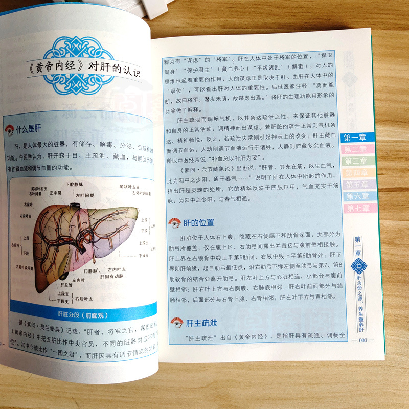 [正版] 养好肝血旺目明心情好 彩图插画中医养生食疗运动按摩刮痧拔罐艾灸养肝护肝实用保健书养生就要养五脏家庭保健养身书籍