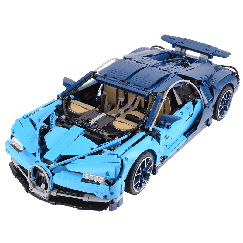 兼容乐高gt3战神跑车黑色福特野马gt国产成人积木moc电镀涡轮模型升级