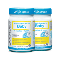 【益生菌补充剂】Lifespace益生菌婴幼儿宝宝益生菌粉 60g瓶装*2瓶(6个月--3岁）