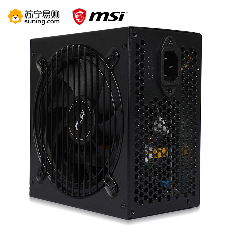MSI微星PAG A350电源 额定350W 台式机办公静音主机电源 主动式PFC 非模组台式机电脑电源主机一体机机箱电