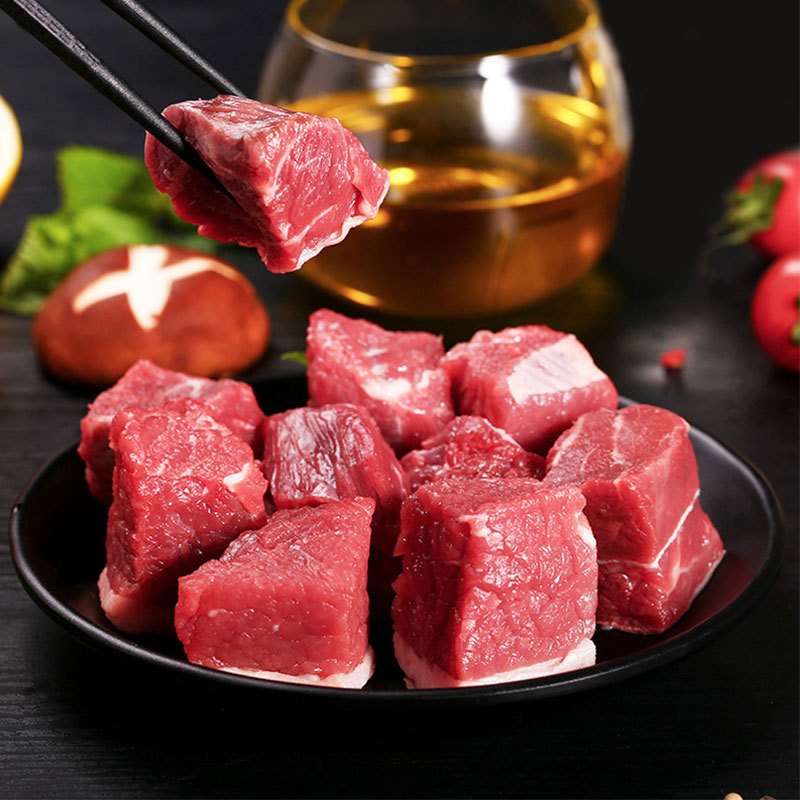 大牧汗 精制牛肉块1000g