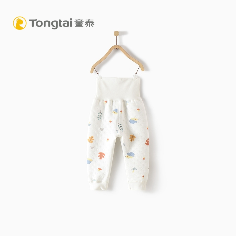 童泰(TONGTAI)2019年秋冬款婴儿长裤5-24月男女宝宝长裤高腰保暖裤护肚裤童装儿童服装儿童裤子