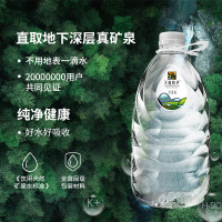 天地精华 天然矿泉水4L*4整箱装 天然弱碱性饮用水 家庭办公室用水 非纯净水 大桶装水