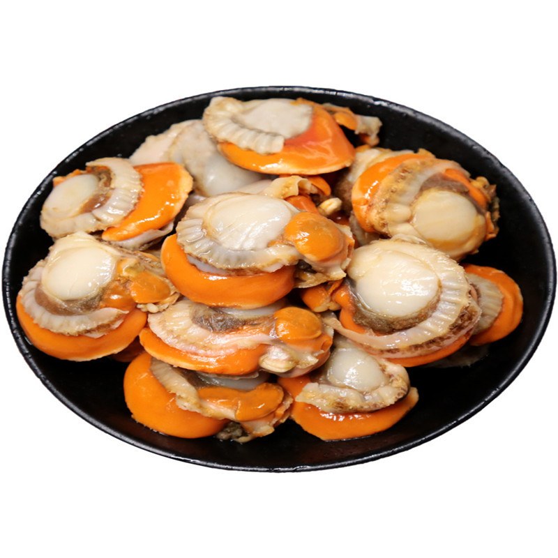 新鲜大红扇贝肉1斤鲜活冷冻海鲜扇贝蒜蓉粉丝蒸扇贝