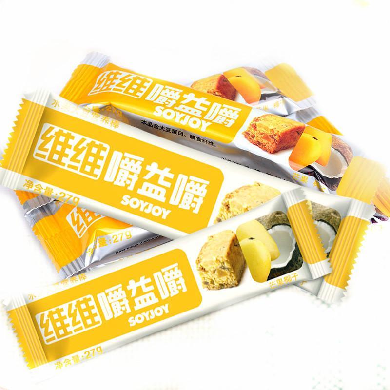 维维嚼益嚼水果大豆营养棒芒果椰子27g