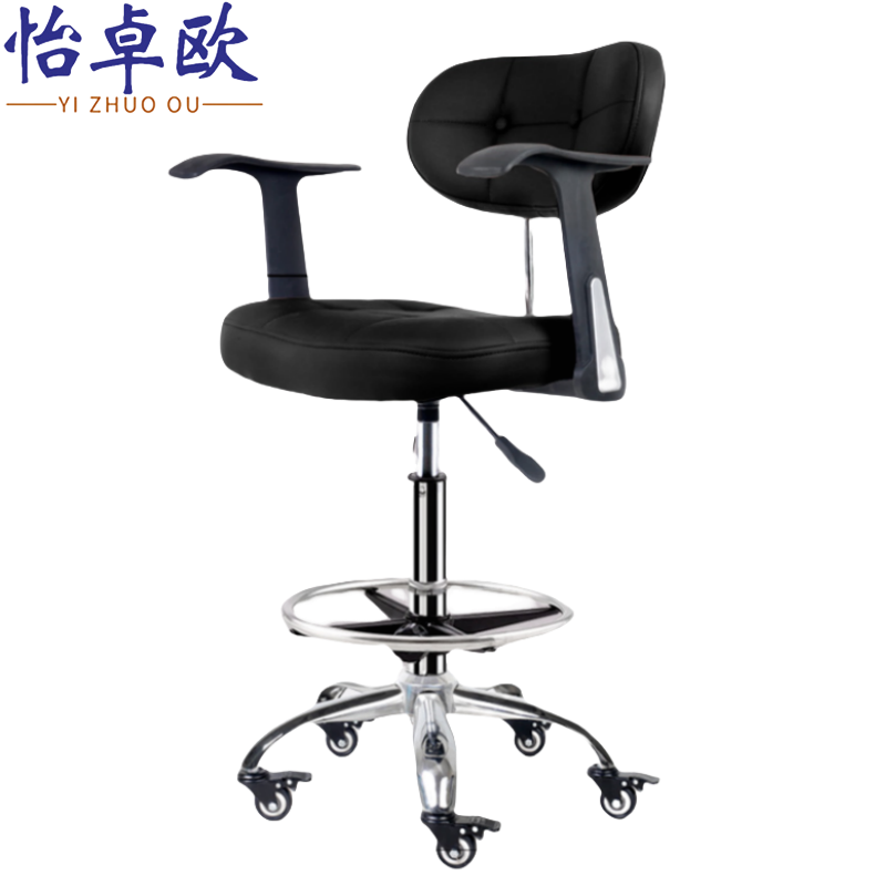 怡卓欧升降旋转椅扶手款把高清大图