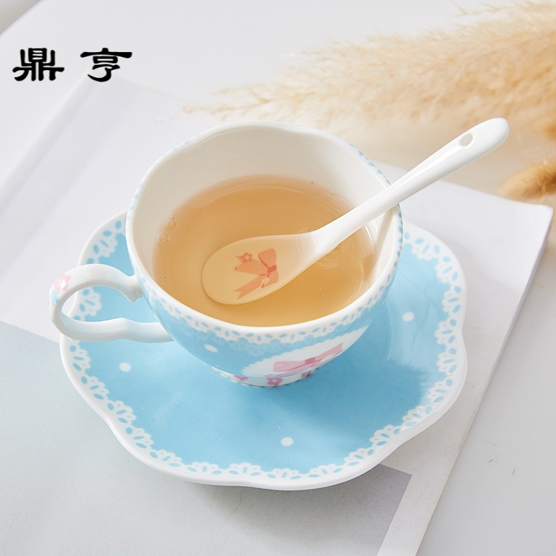 鼎亨日系陶瓷玻璃茶具花茶壶煮水果茶壶套装加热下午茶杯花茶具整