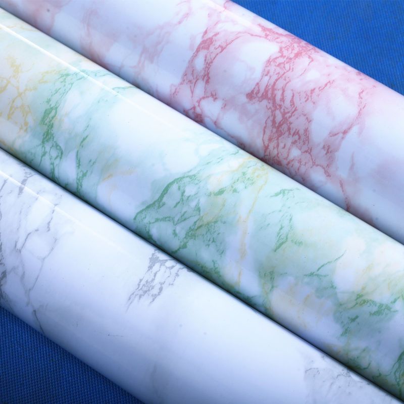 (BD670)收藏送工具 60cm宽*2米 自粘大理石贴纸厨房灶台防油贴纸橱柜家具防水防油翻新贴加厚墙纸