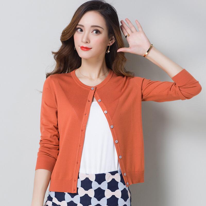 针织衫女小开衫外套夏季外搭短款薄款空衫防嗮衣披肩