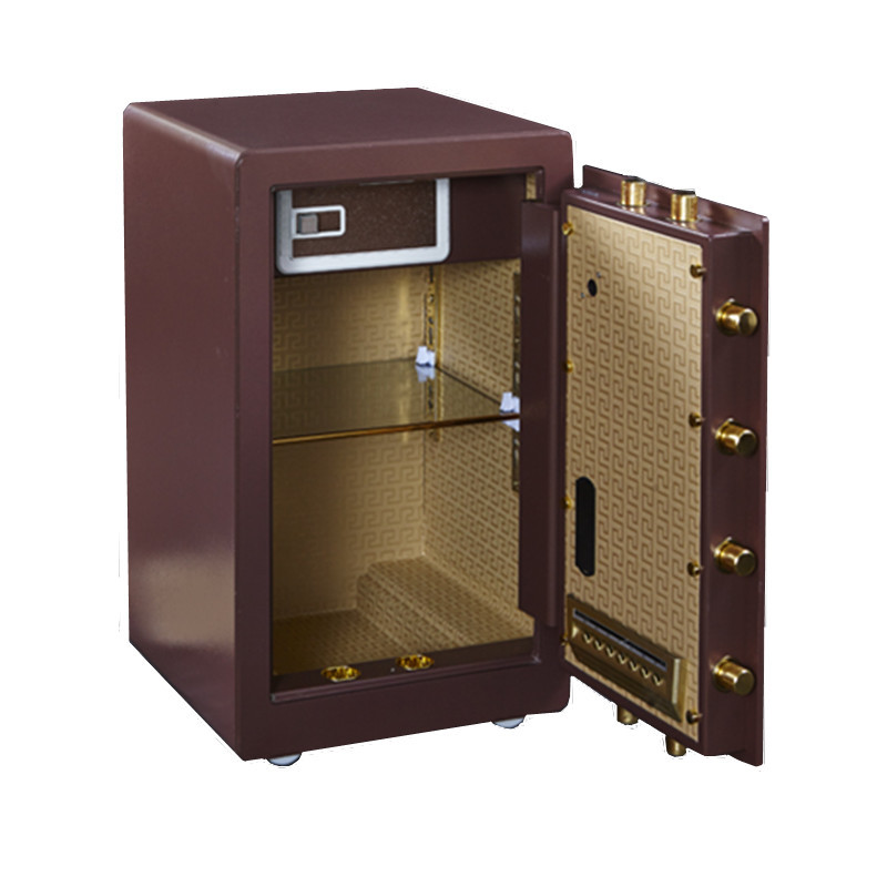 威尔信 L-700 指纹密码锁保险柜 H700*W440*D410mm (单位:件)咖啡金