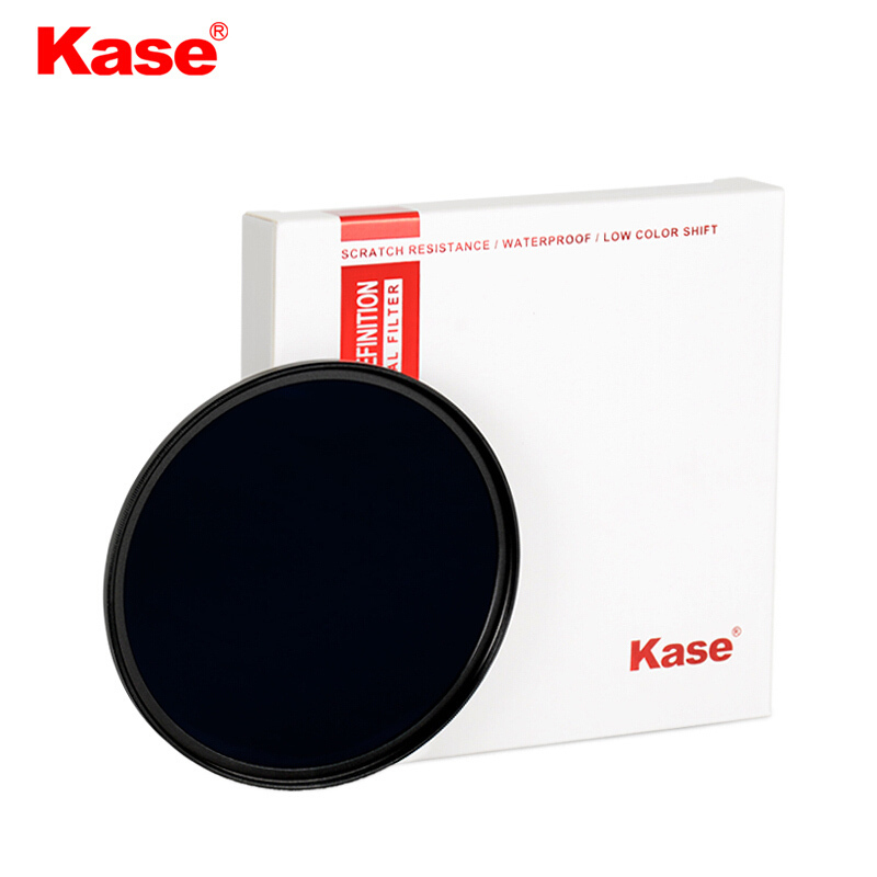 卡色(Kase)77mm ND1000(减10档)减光镜nd镜 中灰密度镜 滤镜 低色偏 延时曝光 AGC款