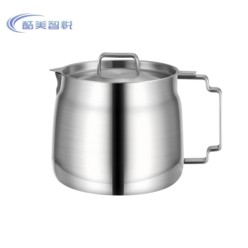 酷美智悦 304不锈钢滤油壶2000ml+炸篮 KM-BH608 个高清大图