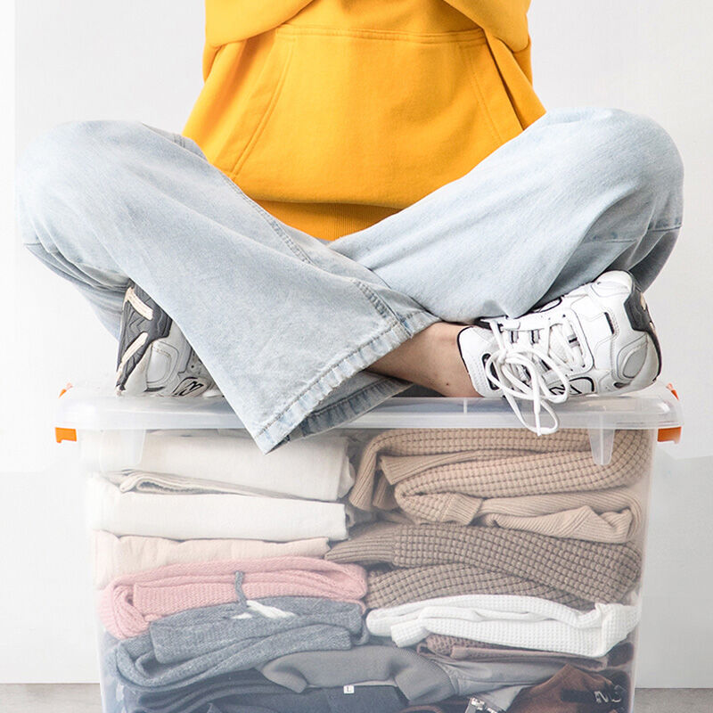 茶花(CHAHUA) 2824 收纳箱35L颜色随机(单位:个)高清大图