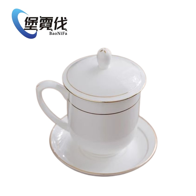 堡霓伐 陶瓷杯 带蝶400ml 套高清大图