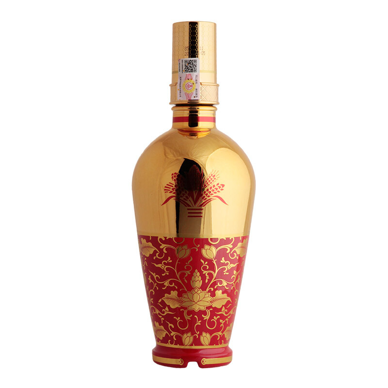 五粮液 礼鉴藏品鎏金版 52度 450ml 单瓶 浓香型白酒