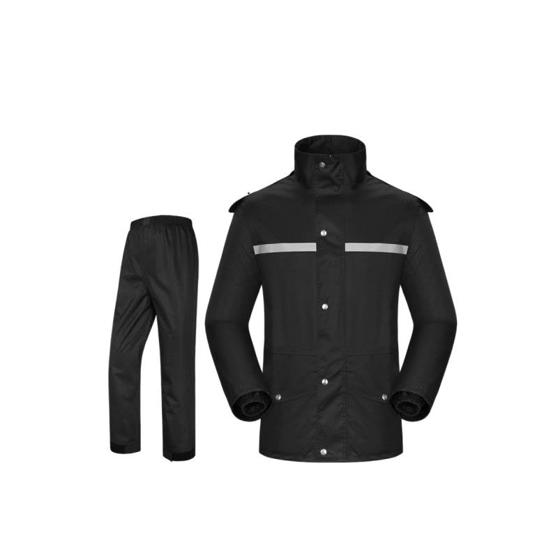 九州缘 JZYZC2019YY3390 分体式雨衣 男女通用款 155-190码(计价单位:套) 黑色图片