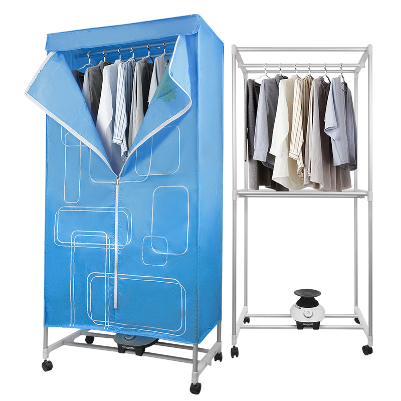 艾美特干衣机家用快速干器烘衣服衣架宿舍风干烤双层大容量烘干机hgy