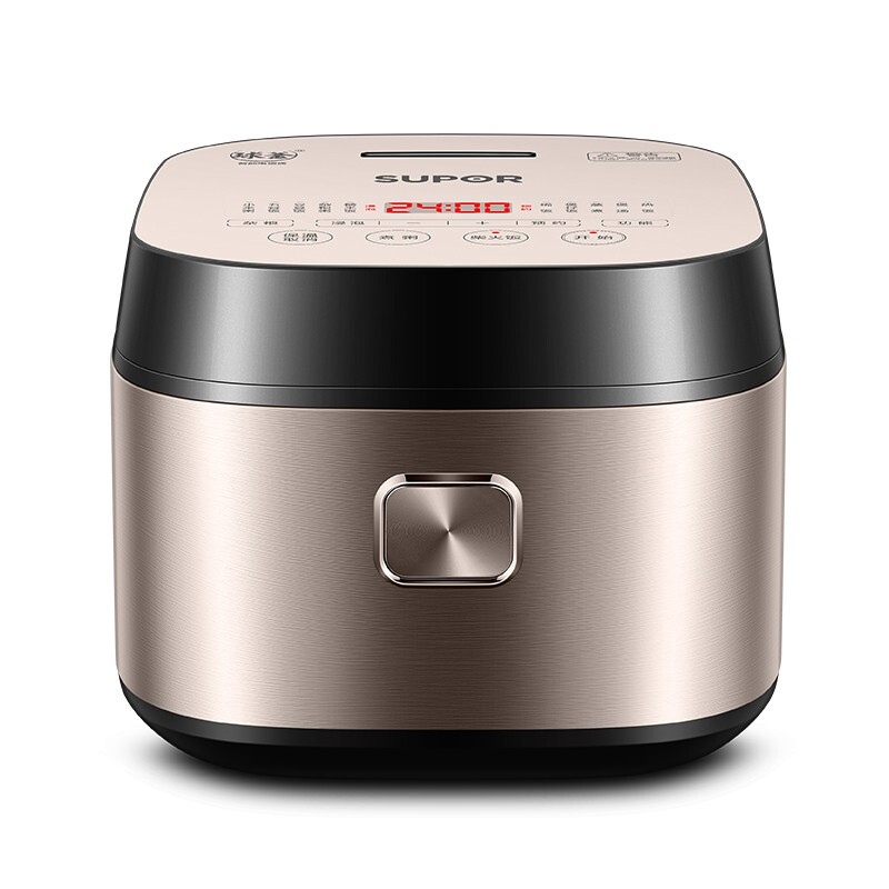 苏泊尔(SUPOR)4L 球釜内胆香槟金色纯平触控面板多功能家用智能电饭煲 SF40FC77