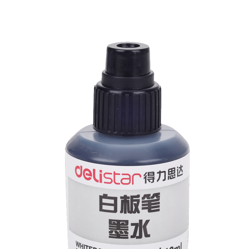 得力S630白板笔墨水补充液黑色 单瓶装