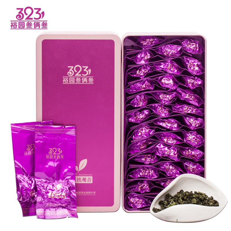 裕园茶业 茶叶 乌龙茶 安溪铁观音清香型 礼盒装500g