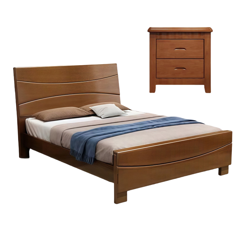 铭思沃床含床头柜高清大图