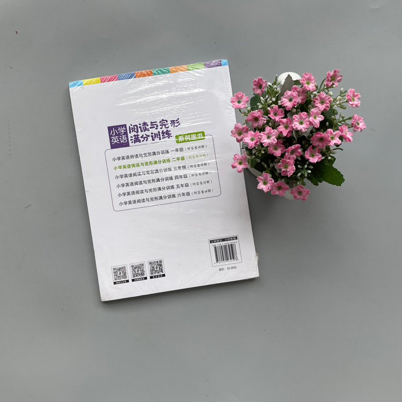 英语 [正版] 小学英语阅读与完形满分训练 附答案详解 二年级2年级 上下册第一二学期 金光辉 小学英语阅读理解与完
