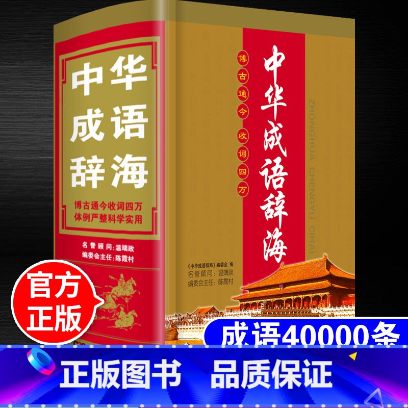 中华成语辞海 【正版】收录40000余条成语词典初中生高中生小学生人教版 中华成语辞海大全万条汉语成语现代常用词典字典积