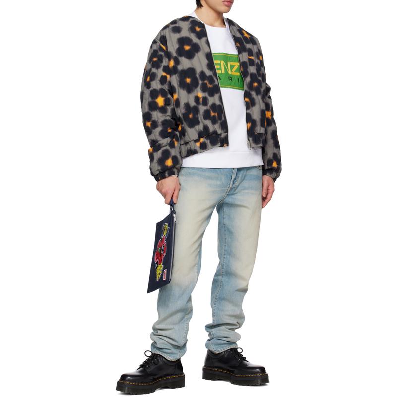 高田贤三(Kenzo)男士圆领棉质卫衣复古风格KENZO刺绣套头休闲百搭高清大图