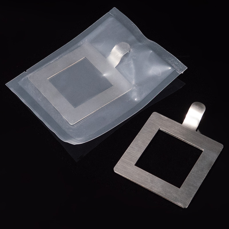 海斯迪克 不锈钢规格采样板 HKCL-583 5*5cm 弯柄 1个高清大图