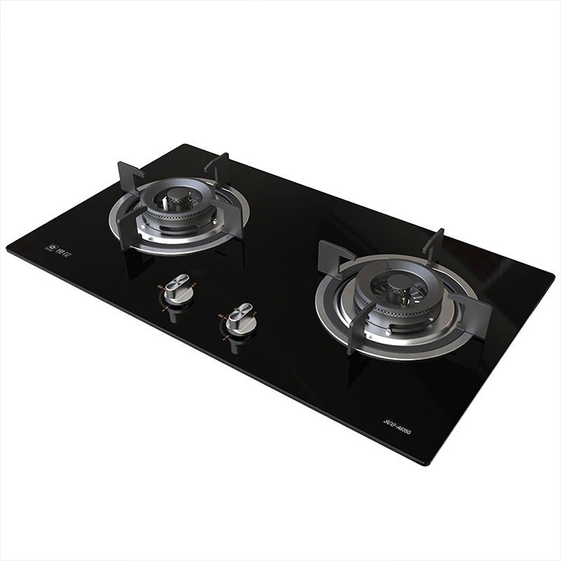 樱花(Sakura)嵌入式燃气灶A635G 煤气灶 钢化玻璃 天然气双灶猛火灶 台式灶具