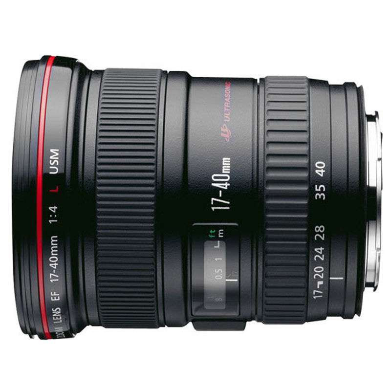 佳能(Canon)EF 17-40MM F/4L USM广角变焦镜头(7片光圈 77mm滤镜)