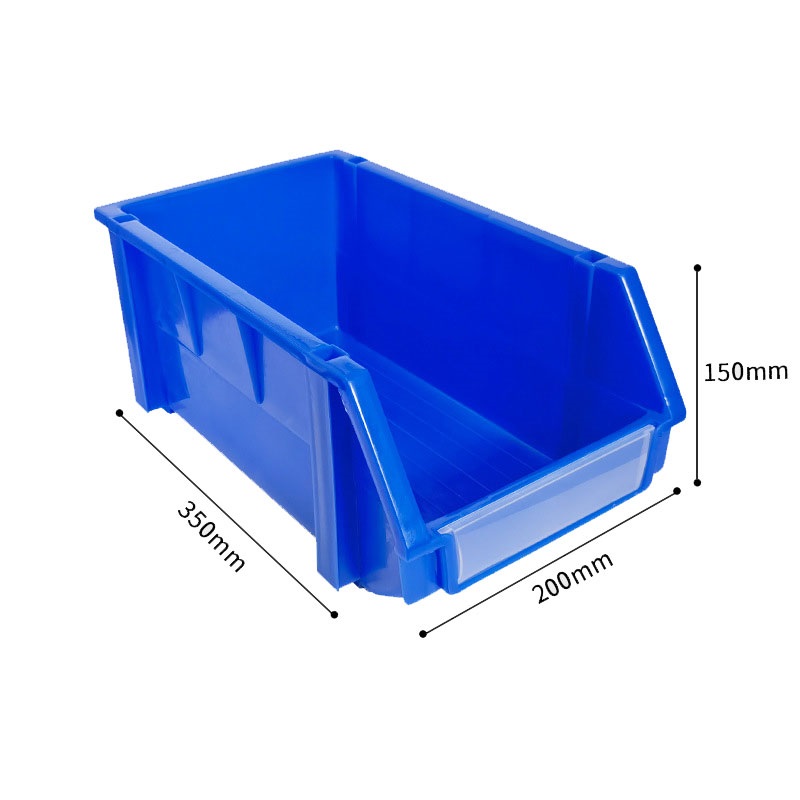 宁储 塑料零件盒 斜口物料盒 350*200*150mm 个高清大图