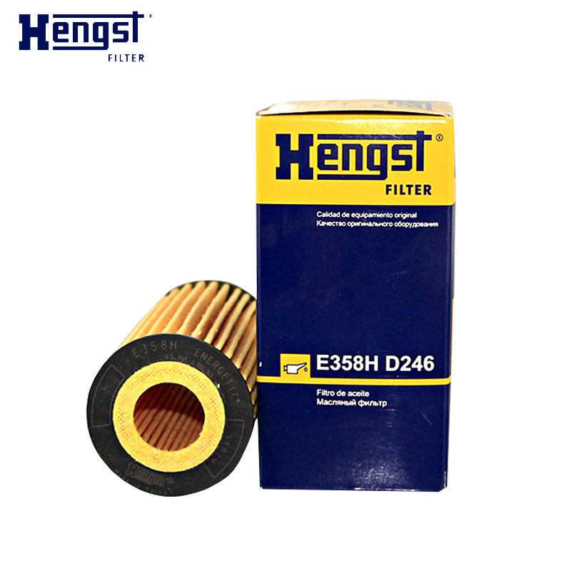 汉格斯特(hengst)机油格滤清器纸芯.原配E358H D246适用于奥迪A3 A4L A6L Q3 Q5 Q7 途观