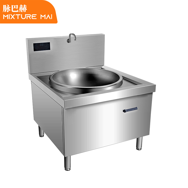 脉巴赫 商用电磁炉大功率电磁炉单头大炒锅酒店学校食堂电磁灶商用35KW MBH-YCDC-D1200