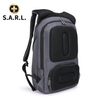 S.A.R.L瑞士双肩包都市休闲运动休闲包多功能尼龙防泼水双肩包 商务 双肩背式电脑包15.6英寸男女通用