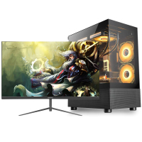 亚当贝尔 家用办公台式电脑主机i7-6800K/32G内存/1TB固态/RX590独显 商务娱乐游戏学生组装电脑