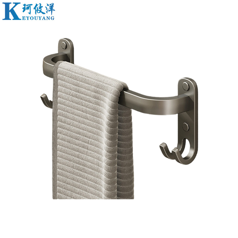 珂攸洋多杆毛巾架置物架高清大图