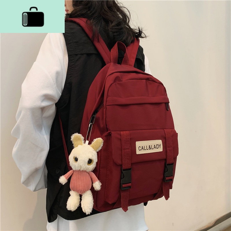 书包女韩版高中原宿ulzzang大学生背包初中生百搭森系校园双肩包NEW LAKE