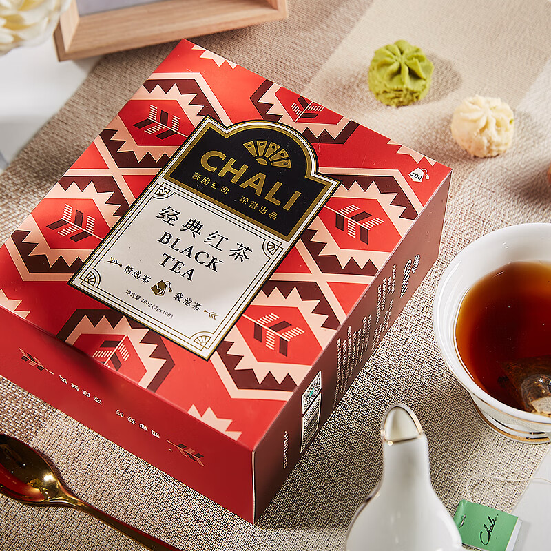 ChaLi 茶里经典红茶无纺布茶包盒装200g(2g*100包)高清大图
