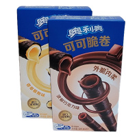 奥利奥可可脆卷盒装50g巧克力味香草抹茶草莓威化饼干休闲零食品