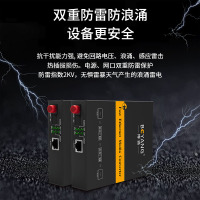 博扬(BOYANG)BY-NG113A 千兆单模单纤光纤收发器 光电转换器 防雷FC接口 25公里内置电源