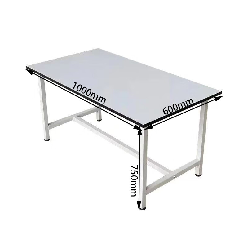 锦北白板防静工作台车间流水线操作台快递打包检验台装配桌100*60*75高清大图
