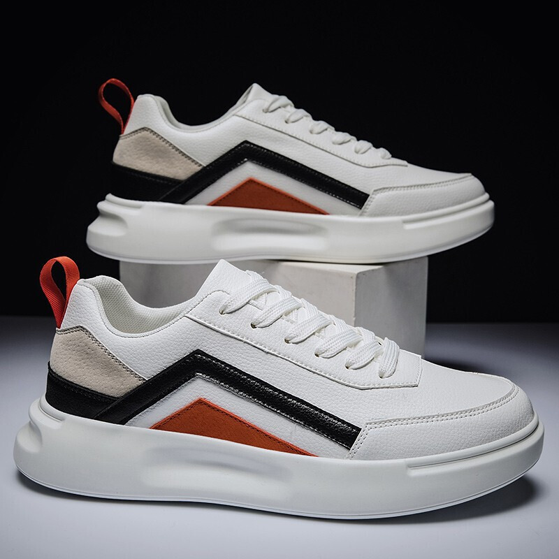 梵克公牛换新季2020春秋新款男鞋韩版男时尚百搭休闲鞋男学生厚底低帮
