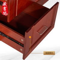 [藏書閣]办公室6门实木贴皮文件柜资料柜油漆更衣柜办公家具书柜